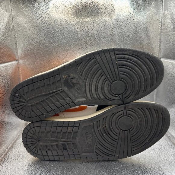 Size 10.5 - Jordan 1 Mid Shattered Backboard White-Starfish Sneaker 554724-058 - Picture 11 of 13